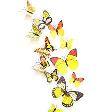 4.5 out of 5 stars 24. 12pcs 3d Yellow Butterfly Stickers Card Making Stickers Wall Stickers 3d Crafts Butterflies Buy Online In Dominica At Dominica Desertcart Com Productid 49155937