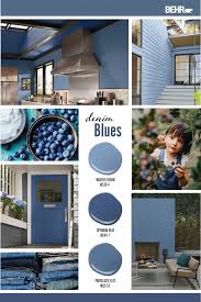 Create color palettes with the color wheel or image, browse thousands of color combinations from the adobe color community. Denim Blues Color Palette Colorfully Behr
