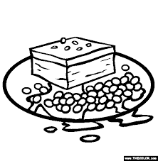 Animals and their homes coloring pages. Brownie And Baked Beans Online Coloring Page