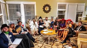 This gives you a natural progression as to how the evening unfolds. Houston Murder Mystery Party Packages The Murder Mystery Co