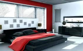 Geometric patterns and modern art characterizes. Red Bedroom Decor Black White Decorating Ideas Exciting Red And Black Bedroom Modern 970x606 Wallpaper Teahub Io