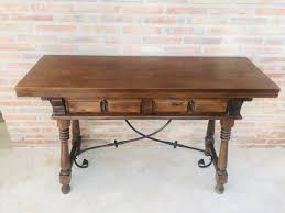 High end, spanish/mediterranean style coffee table sourced by an interior designer. Antique Spanish Console Table For Sale At Pamono