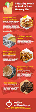 For the first few months of your baby's life, he or she exists solely on formula or breastmilk. 5 Healthy Foods To Add To Your Grocery List Infographic