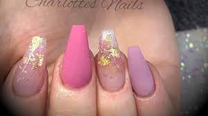 Shop for acrylic nail kit online at target. Acrylic Nails Pink Matte Design Set Youtube