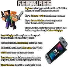 Existing owners will be able to download this version again if needed. Minecraft Nintendo Switch Edition Ot Big Third Party Support From Microsoft Neogaf