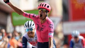 Magnus cort took his third victory of the 2021 vuelta a españa after the breakaway made it to the line on stage 19. 6ca5v23s5p7yam