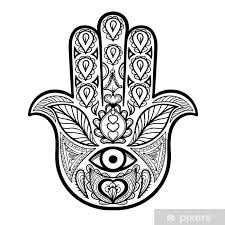 Zobacz poprzednią kolorowankę zobacz następną kolorowankę. Naklejka Zentangle Wektora Hamsa Hand For Doroslych Anti Stress Kolorowanki Pixers Zyjemy By Zmieniac