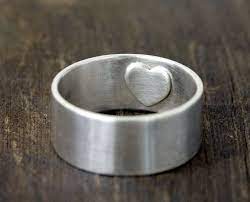 Mens Wedding Ring Secret Heart E0218 Etsy Men S Wedding Ring Wedding Rings Unique Mens Wedding Rings Unique