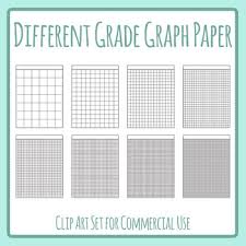 Different Gauge Size Graph Paper Worksheet Templates Clip Art Set In 2020 Graph Paper Graphing Clip Art