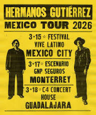 Hermanos - Querido MEXICO ❤️ Nos vemos en Marzo 2026!! Artwork by @perryshall | Facebook