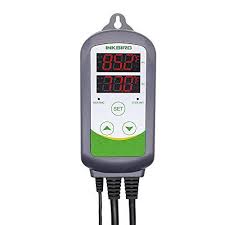 Inkbird Itc308 Freezer Thermostat Heating Cooling Plug Temperature Controller Outlet 110v 120 Heating And Cooling Thermostat Temperature Control