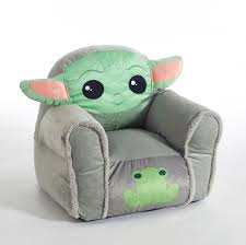 Baby Yoda The Child Figural Super Soft Kids Bean Bag Chair Walmart Com