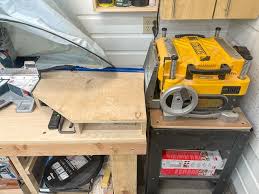 Day 2 of my diy garden gate build consisted of sanding, staining, and hanging. Easy Diy Planer Stand With Storage The Handyman S Daughter