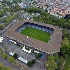 Hotels near stade de la meinau: Plan Du Stade Racing Club De Strasbourg Alsace