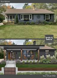 5 incredible home exterior makeovers to inspire your project. 18 Stunning Pictures Of Mid Century Modern Home Exteriors Brick Batten In 2021 Mid Century Modern House Exterior Mid Century Modern Homes Exterior Ranch House Exterior