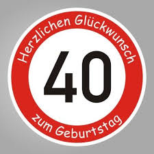Zum 40 Geburtstag Quot Herzlichen Gluckwunsch Quot Ab 42 Cm Gluckwunsche Zum 40 Geburtstag Gluckwunsche Zum 40 40 Geburtstag