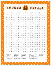 Thanksgiving word search is a perfect thanksgiving game that parents and teachers can use in their classroom, playgroups and fun family nights. 5 Best Free Printable Thanksgiving Word Search Printablee Com