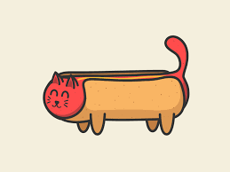 Hot Diggity Cat Logo Design Cats Design