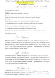 Ogni giorno notizie, interviste, dibattiti, documenti, analisi e commenti su tutti i temi di attualità professionale per. Tracce Esami Di Stato Per Farmacista Anni 2017 2018 E 2019 Unibas Docsity