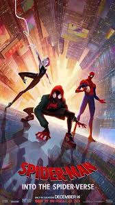 Spider Man Into The Spider Verse Movie Poster Comics Film Print Spider Verse Spiderman Marvel Spiderman