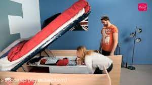 Check spelling or type a new query. Parisot Space Up Double Storage Bed Youtube