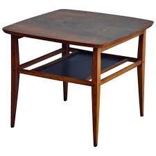 Regency style painted x base low side table by heritage. Walnut Side Table By Lane For Sale At 1stdibs