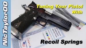 Tuning Your Pistol For Faster Double Taps With Recoil Springs