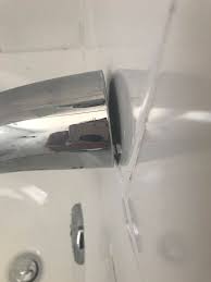 I am sprucing up the garden tub in my master bath. How To Fix A 1 4 Inch Gap Between The Tub Spout And The Wall Home Improvement Stack Exchange