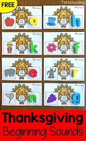 Is it too greedy of me to wish. Thanksgiving Turkey Beginning Letter Sounds Cards Totschooling Toddler Preschool Kindergarten Educational Printables