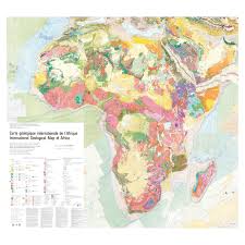 La carte géologique de madagascar. Carte Geologique Internationale De L Afrique Jeu De 6 Feuilles Ccgm Cgmw