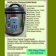 Cara masak nasi briyani | menggunakan periuk noxxa 2019. Sharing Is Caring Cara Guna Noxxa Pressure Cooker Md Group