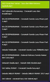 Sekarang anda juga dapat mengunduh video download ceramah sunda mp4. Ceramah Sunda Lucu For Android Apk Download