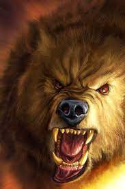 Werewolf Scary Wolf Bear Art Wolf Growling