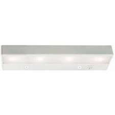 Wac Lighting Ba Led4 27 Wt White 12 Length 2700k High Output Led Under Cabinet Light Bar Lightingshowplace Com