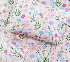Ideas & inspiration for real life. Naomi Floral Organic Sheet Set Pillowcases Pottery Barn Kids