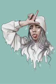 Dessin Billie Eilish