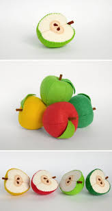 Felt Toy Apple Toy Fruit And Vegetable Birthday Gift Baby Toy Etsy Felt Toys Felt Fruit Felt Food