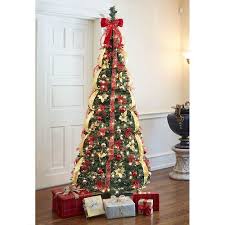 7 5 Pop Up Pre Lit Pre Decorated Tree Holiday Decor Tree Pop Up