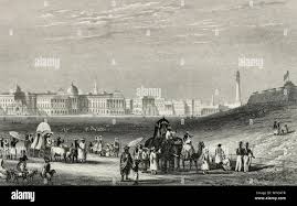 Calcutta india 1850 hi-res stock ...