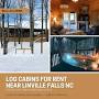 Linville river log cabins for rent from linvilleriverlogcabins.com