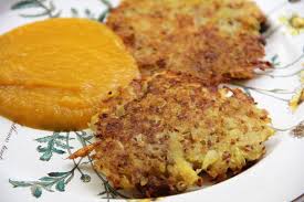 Kartoffelpuffer Mit Flohsamenschalen Kartoffelpuffer Flohsamenschalen Lebensmittel Essen