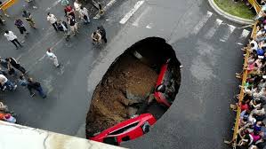 how to detect a sinkhole  before it