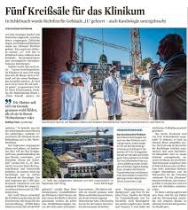 Dies betrifft nur die tagesklinik, nicht aber den stationären aufenthalt. Klinikum Leverkusen Feiert Richtfest Baugesellschaft Zabel Gmbh