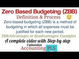 I'm putting you toward paying off debt or saving up for an emergency or good stuff like. Studiestime 24 7 Acadmic Help Zero Based Budgeting Definition Process Advantages Or Disadvantages