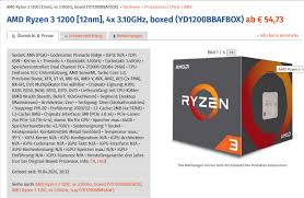 I have the ryzen 3 2200u on my laptop. Amd Updates Ryzen 3 1200 Cpu With Zen Architecture Techpowerup