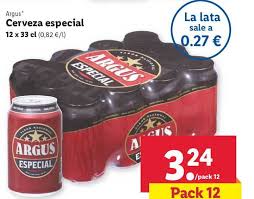 Argus c3, uno de los modelos de cámara más vendidos. Oferta Argus Cerveza Especial En Lidl