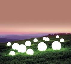 Botanicals Orb Light Event Lighting Solar Lights Garden