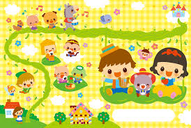 イラストレーターさとうゆか 子供や動物のかわいいイラスト sugar plum しゅっせきブック シールあそび かわいいイラスト イラスト 保育園 イラスト