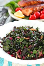 No part of the swiss chard goes to waste in this simple sauté: Sauteed Swiss Chard With Garlic And Lemon Zest Foxy Folksy