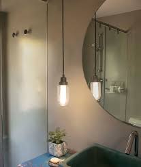 Bathroom ceiling lights led light sora suitable for ip44 integrated leds 3000 kelvin 880 lumen aluminium body living rooms hallways. Flex Drop Pendant In Metallic Grey With Crackle Glass Led Ip44